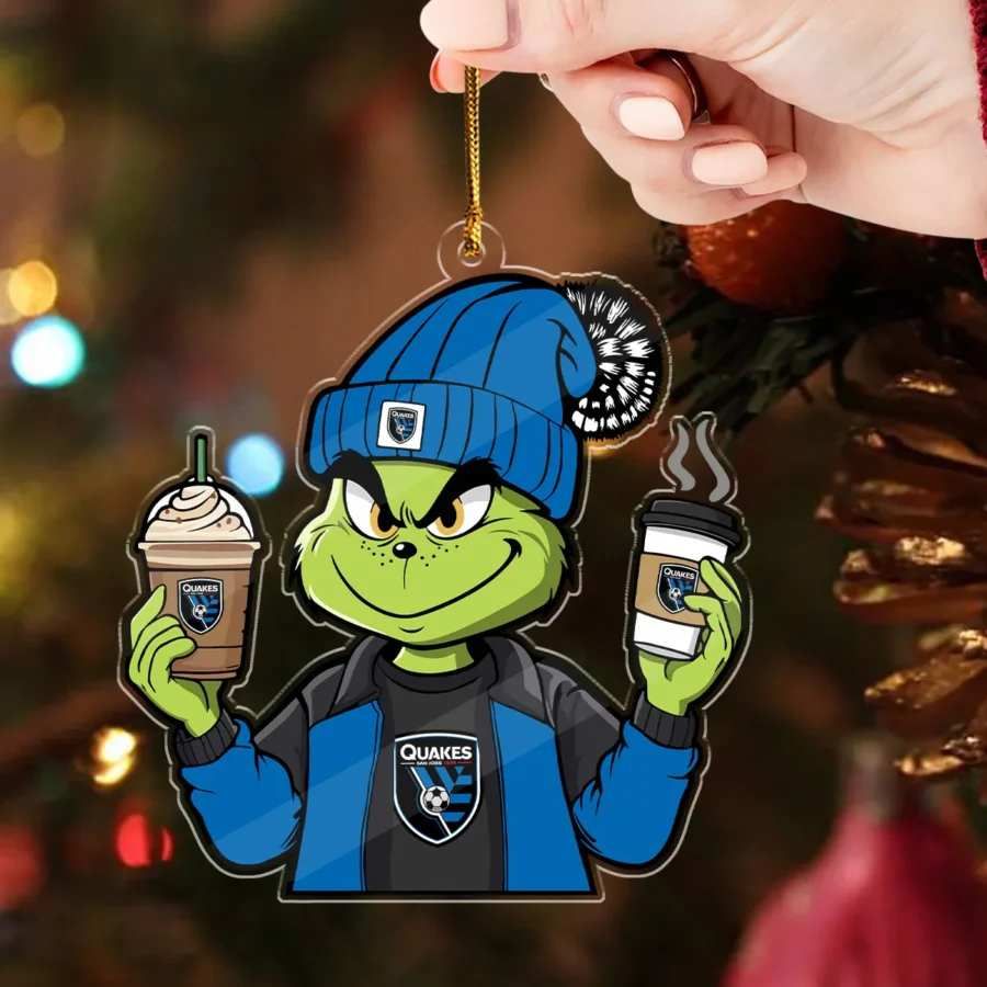 Special Release San Jose Earthquakes MLS Custom Shape Acrylic Ornament HOMLS260924ONM01SJ