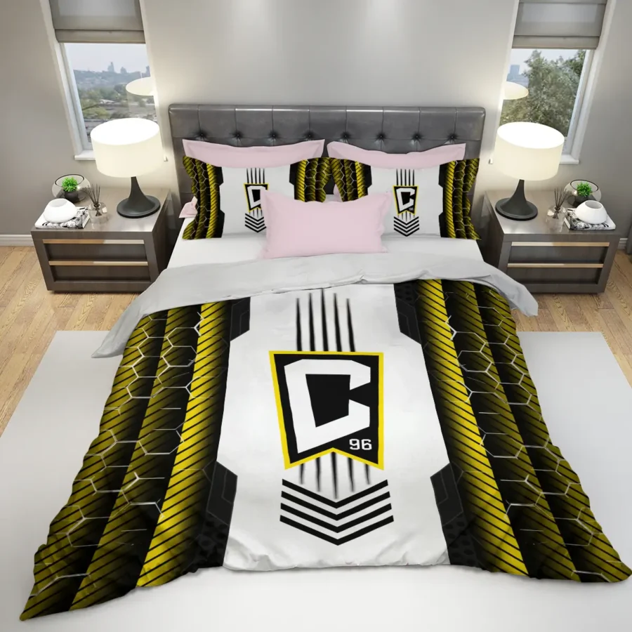 Abstract Geometric Pattern MLS Columbus Crew Exclusive All Over Prints BLMLS101024A2CLBSJT - Bedding Set