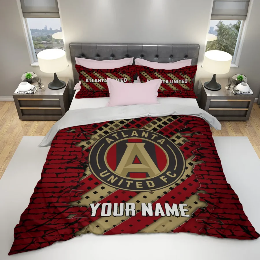 Breaking Wall MLS Atlanta United Exclusive All Over Prints BLMLS111024A1ATLSJT - Bedding Set