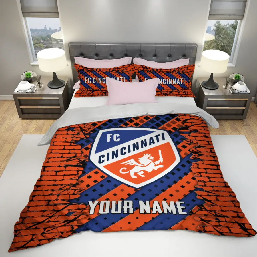 3D Breaking Wall MLS Cincinnati Exclusive All Over Prints BLMLS111024A1CINSJT - Bedding Set