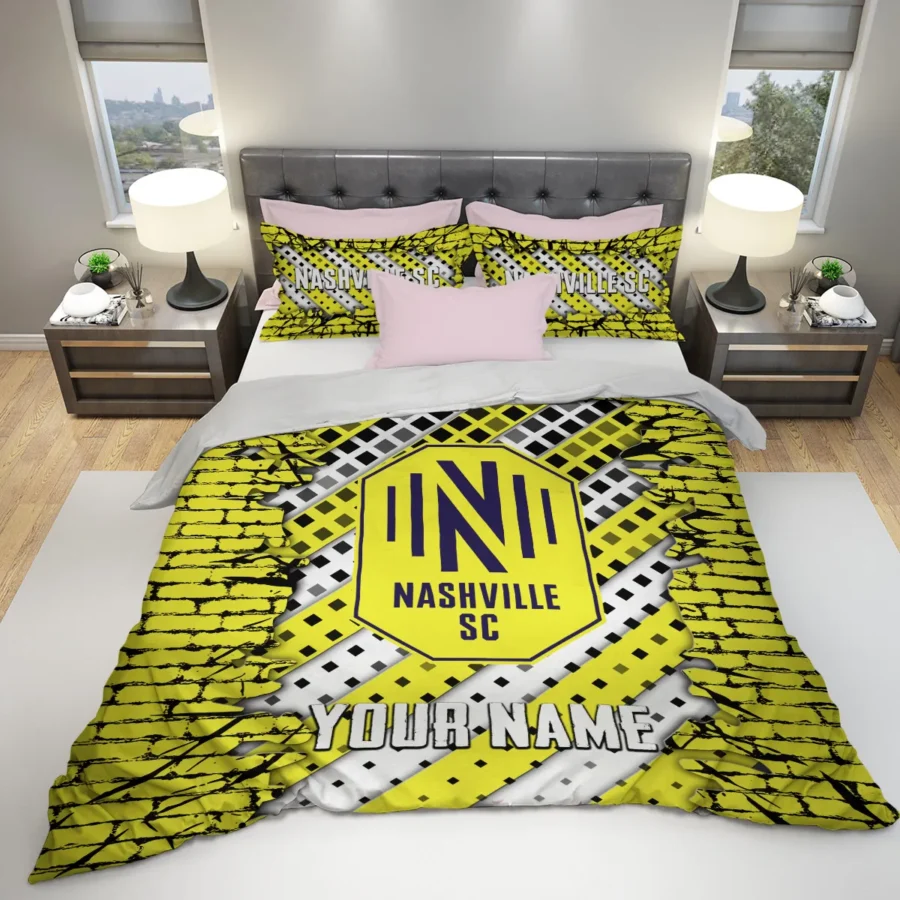 Breaking Wall MLS Nashville SC Exclusive All Over Prints BLMLS111024A1NSHSJT - Bedding Set