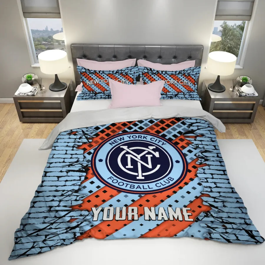 3D Breaking Wall MLS New York City Exclusive All Over Prints BLMLS111024A1NYCSJT - Bedding Set