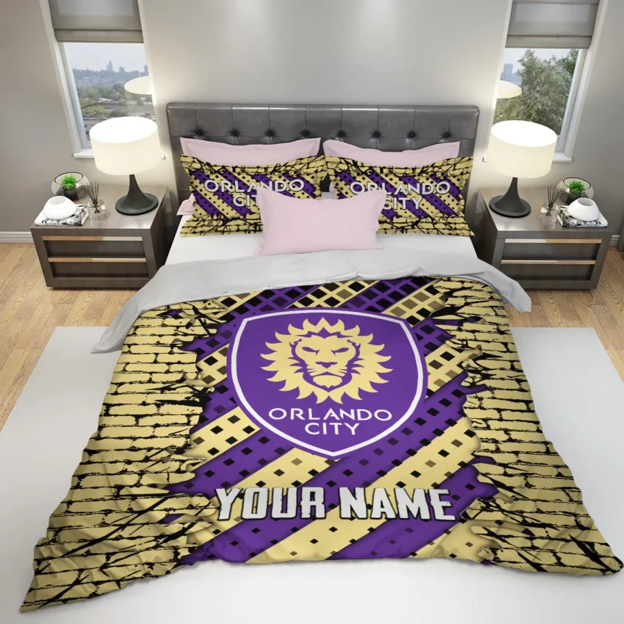 Breaking Wall MLS Orlando City Exclusive All Over Prints BLMLS111024A1ORLSJT - Bedding Set