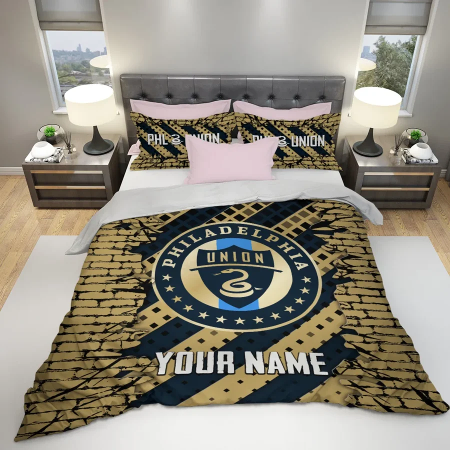 Breaking Wall MLS Philadelphia Union Exclusive All Over Prints BLMLS111024A1PHISJT - Bedding Set