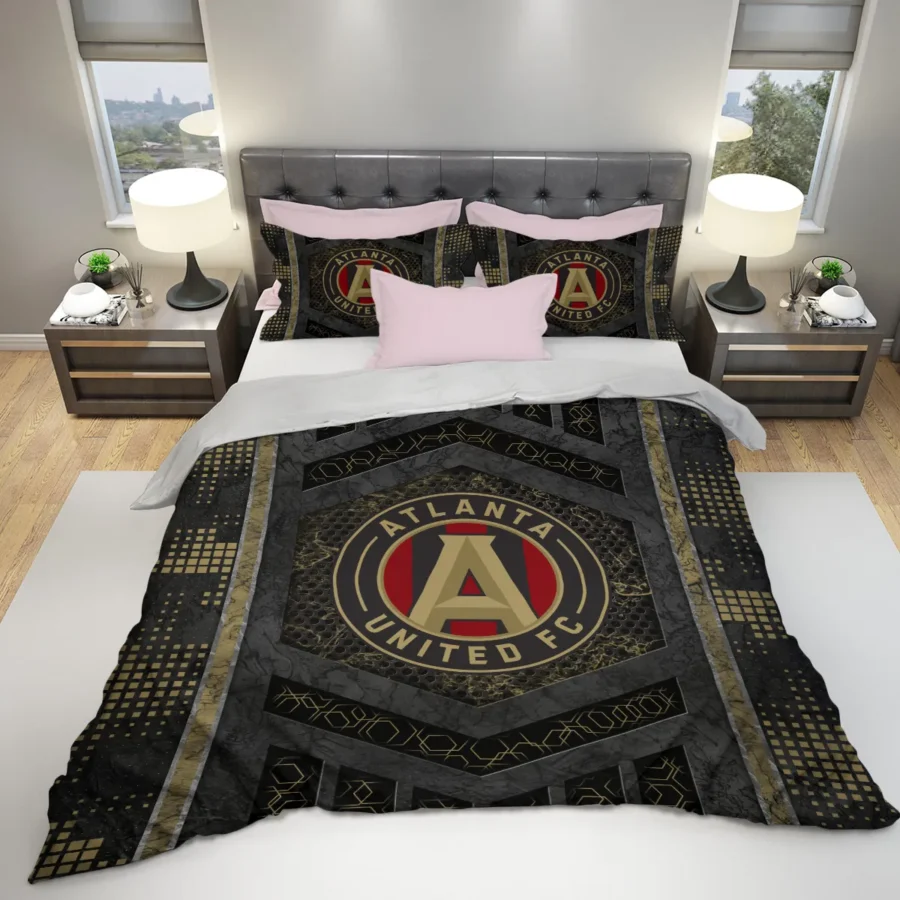 MLS Atlanta United Exclusive All Over Prints BLMLS111024A2ATLSJT - Bedding Set