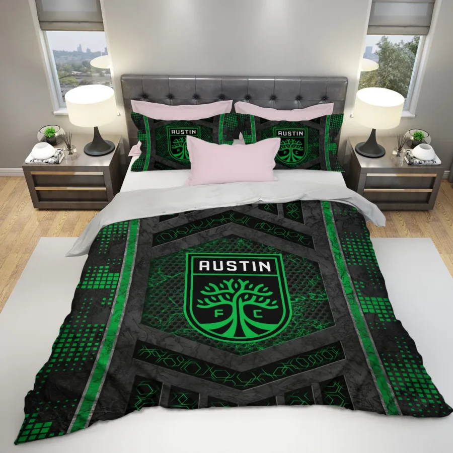 MLS Austin FC Exclusive All Over Prints BLMLS111024A2ATXSJT - Bedding Set