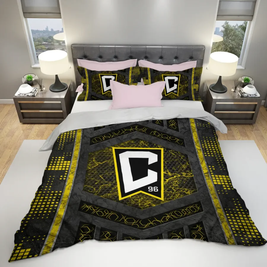 3D Breaking Wall MLS Columbus Crew Exclusive All Over Prints BLMLS111024A2CLBSJT - Bedding Set