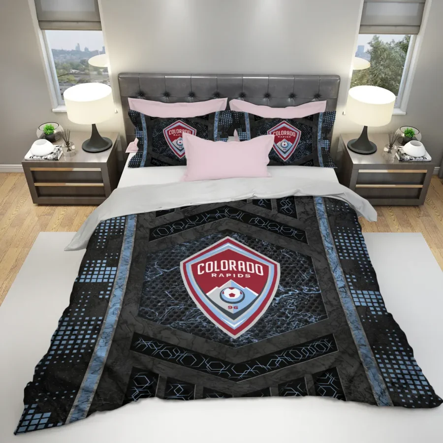 3D Breaking Wall MLS Colorado Rapids Exclusive All Over Prints BLMLS111024A2COLSJT - Bedding Set