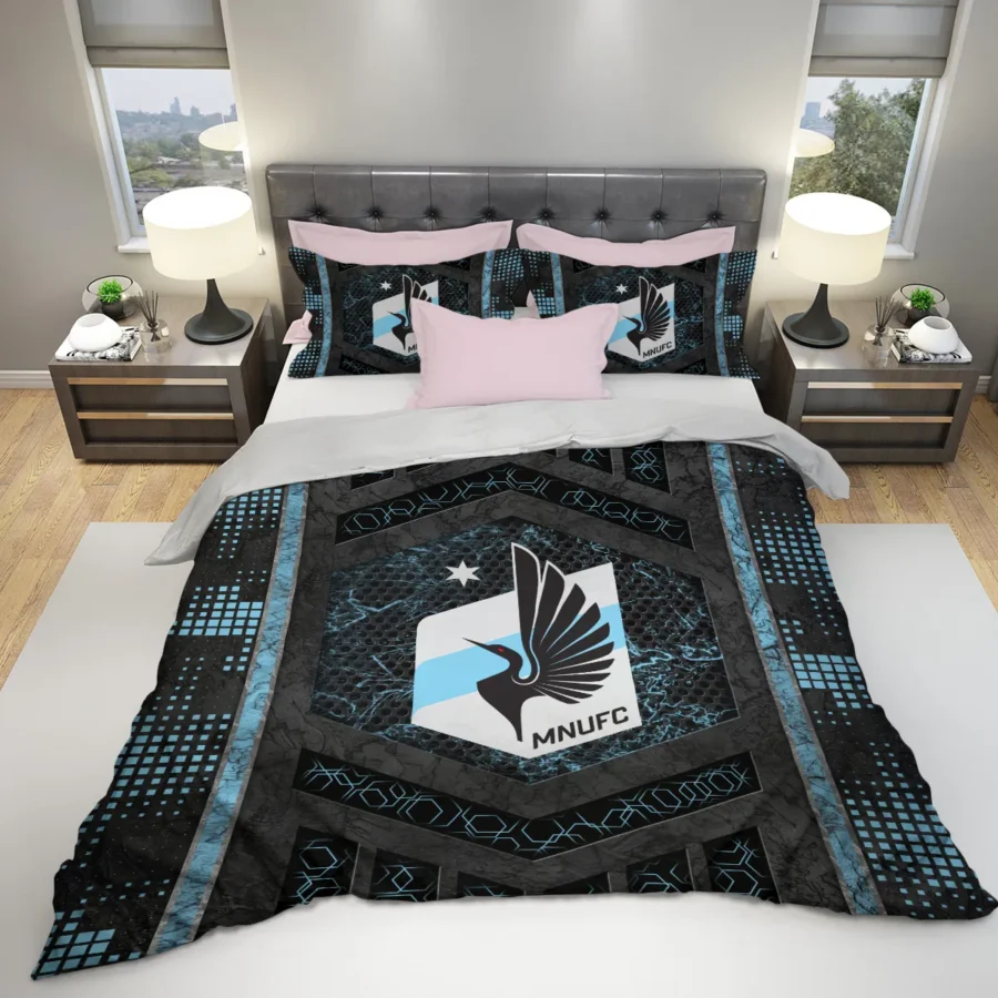 MLS Minnesota United Exclusive All Over Prints BLMLS111024A2MINSJT - Bedding Set