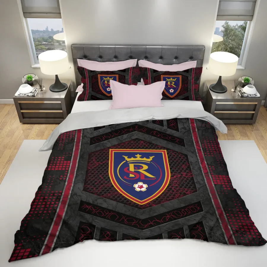 3D Breaking Wall MLS Real Salt Lake Exclusive All Over Prints BLMLS111024A2RSLSJT - Bedding Set