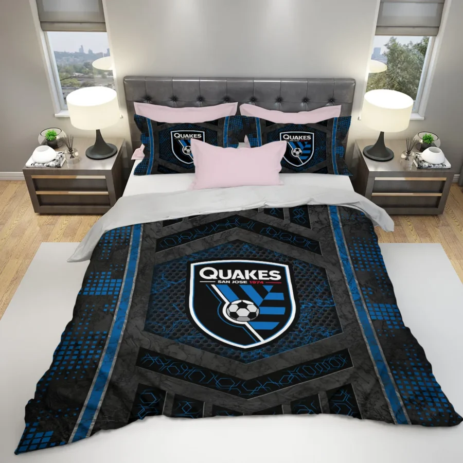 MLS San Jose Earthquakes Exclusive All Over Prints BLMLS111024A2SJSJT - Bedding Set