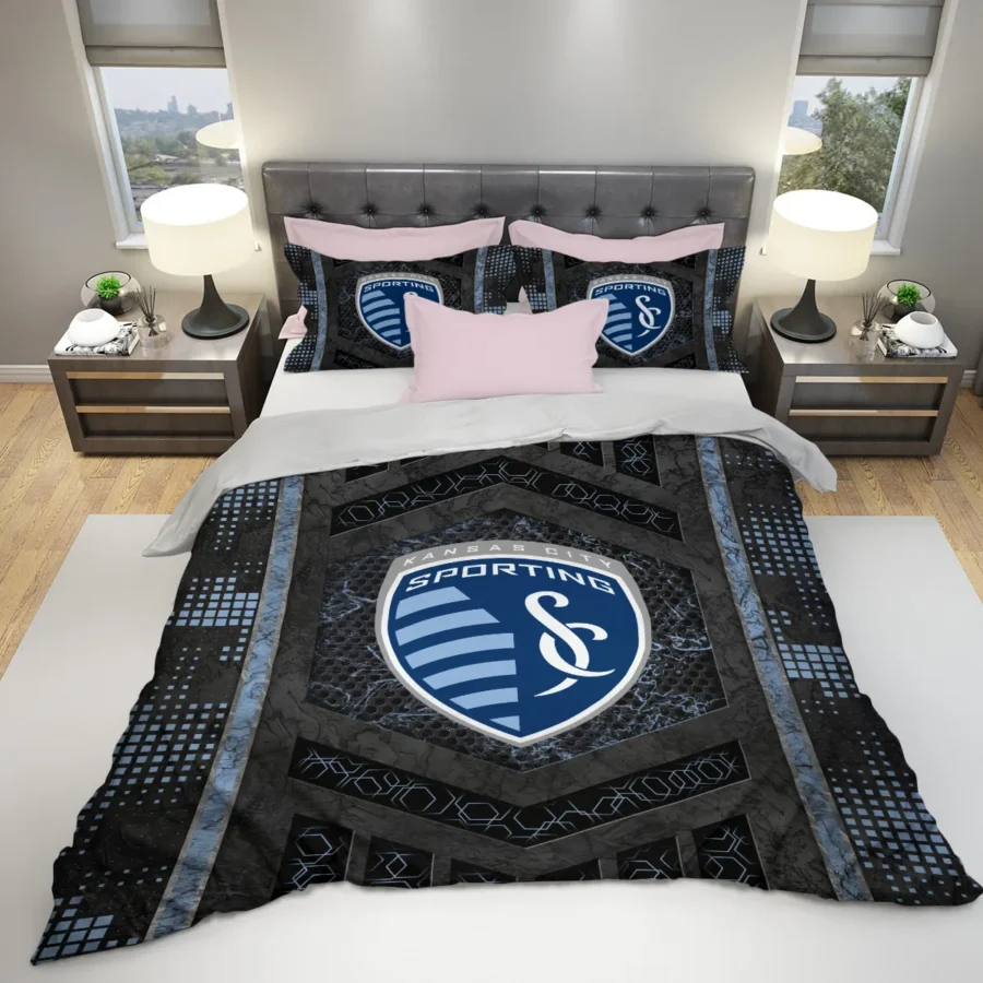 MLS Sporting Kansas City Exclusive All Over Prints BLMLS111024A2SKCSJT - Bedding Set