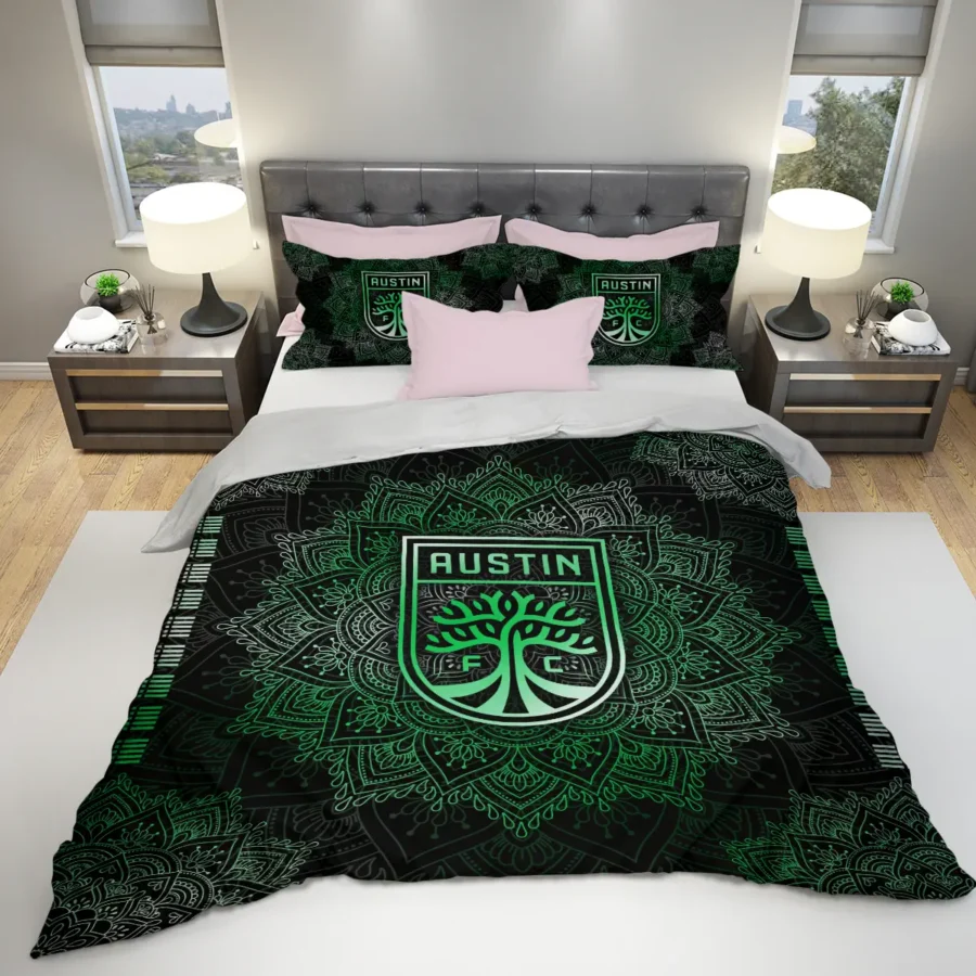 Mandala Pattern MLS Austin FC Exclusive All Over Prints BLMLS121024A1ATXSJT - Bedding Set