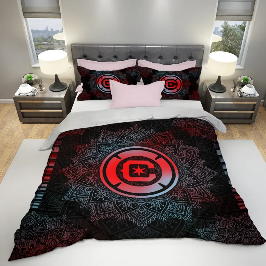 Mandala Pattern MLS Chicago Fire Exclusive All Over Prints BLMLS121024A1CHISJT - Bedding Set