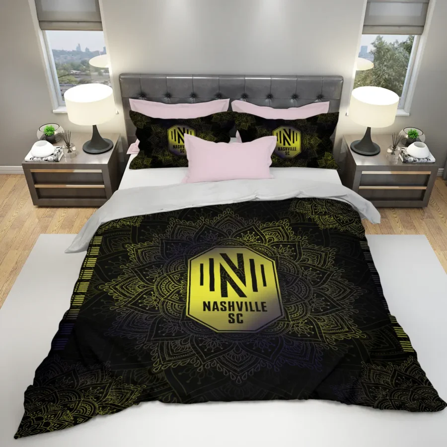 Mandala Pattern MLS Nashville SC Exclusive All Over Prints BLMLS121024A1NSHSJT - Bedding Set