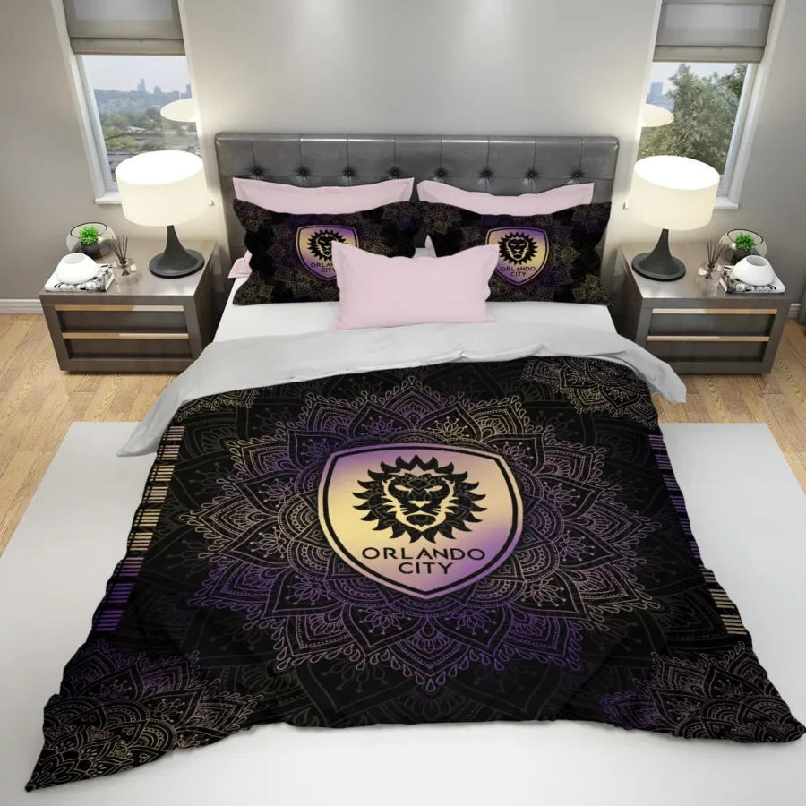 Mandala Pattern MLS Orlando City Exclusive All Over Prints BLMLS121024A1ORLSJT - Bedding Set