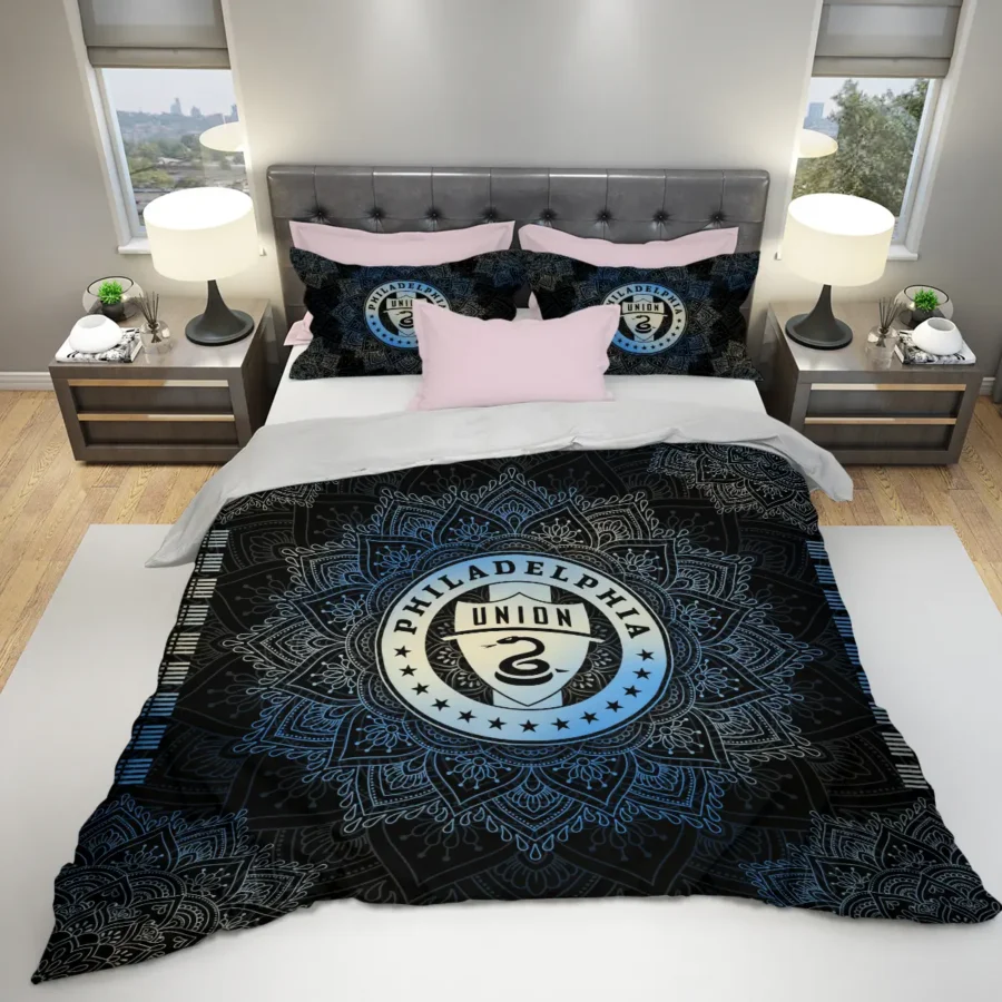 Mandala Pattern MLS Philadelphia Union Exclusive All Over Prints BLMLS121024A1PHISJT - Bedding Set