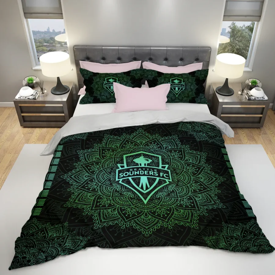 Mandala Pattern MLS Seattle Sounders Exclusive All Over Prints BLMLS121024A1SEASJT - Bedding Set