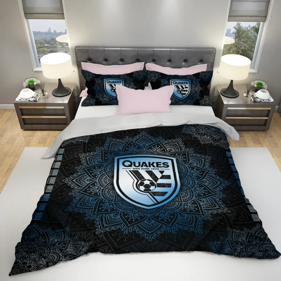 Mandala Pattern MLS San Jose Earthquakes Exclusive All Over Prints BLMLS121024A1SJSJT - Bedding Set