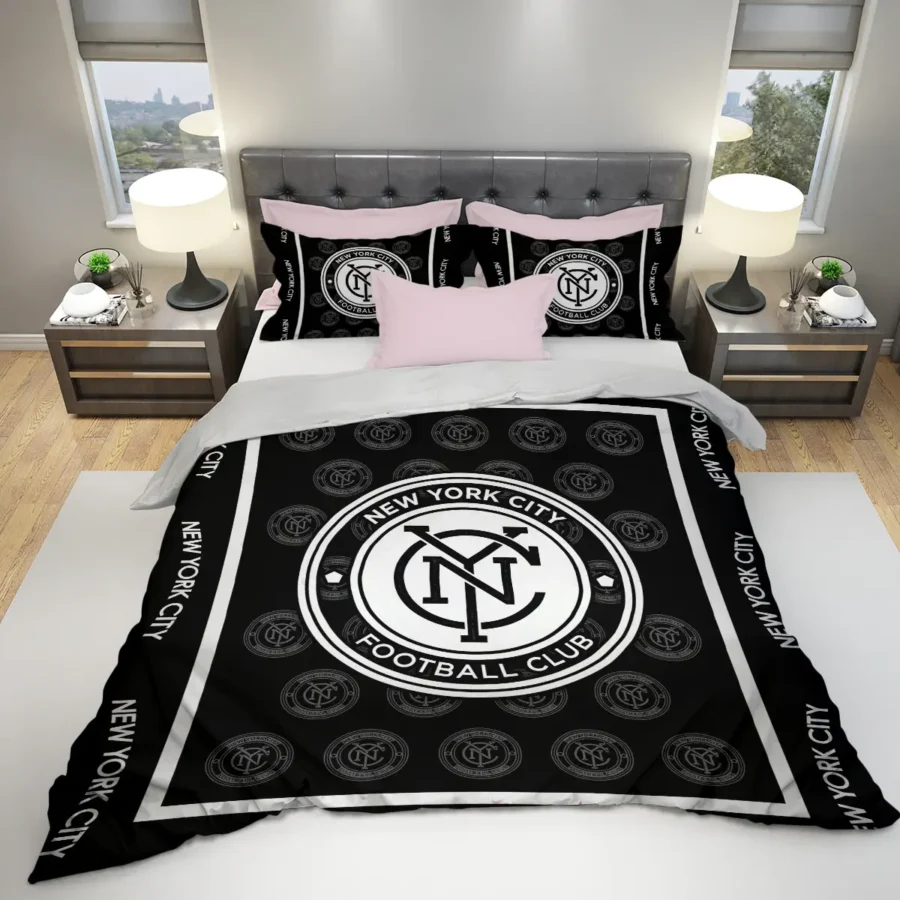 Black And White Style MLS New York City Exclusive All Over Prints BLMLS121024A2NYCSJT - Bedding Set