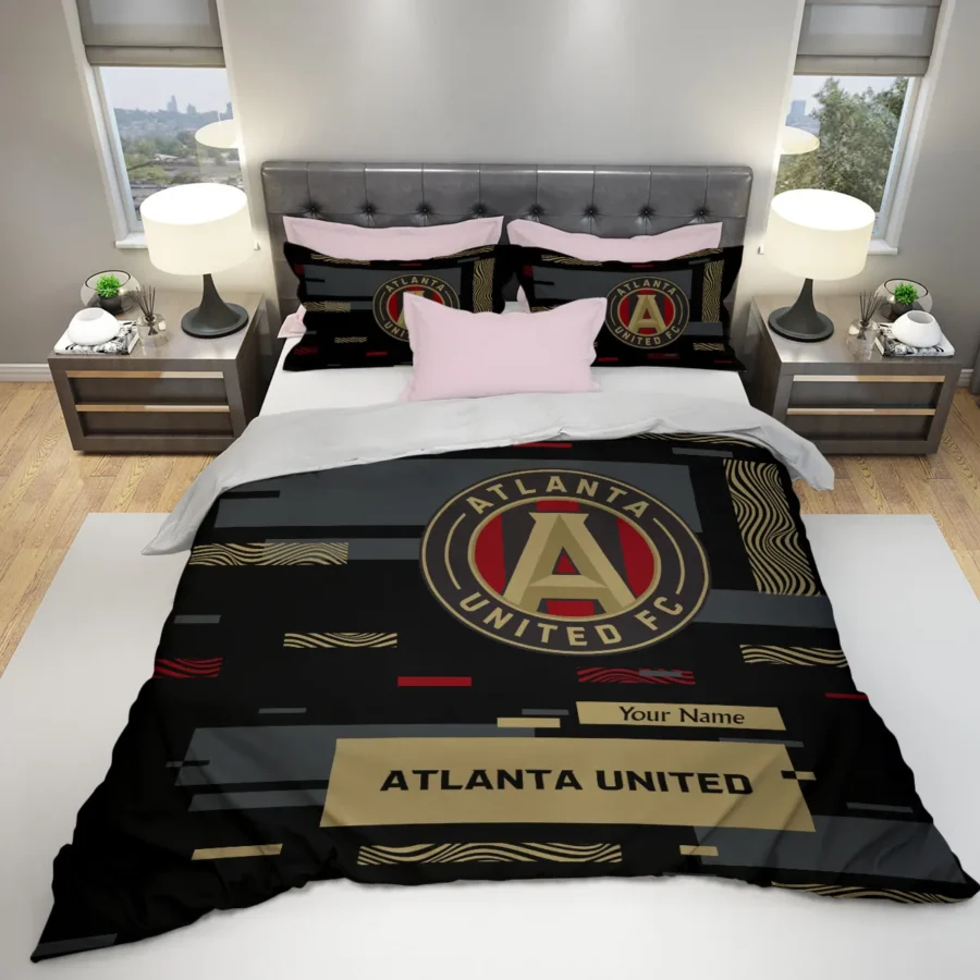 Custom Name MLS Atlanta United Exclusive All Over Prints BLMLS151024A1ATLSJT - Bedding Set