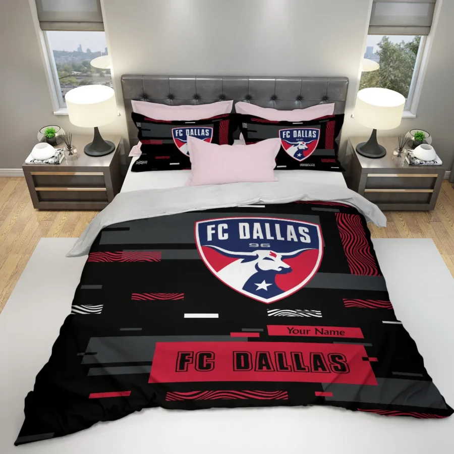 Custom Name MLS FC Dallas Exclusive All Over Prints BLMLS151024A1DALSJT - Bedding Set