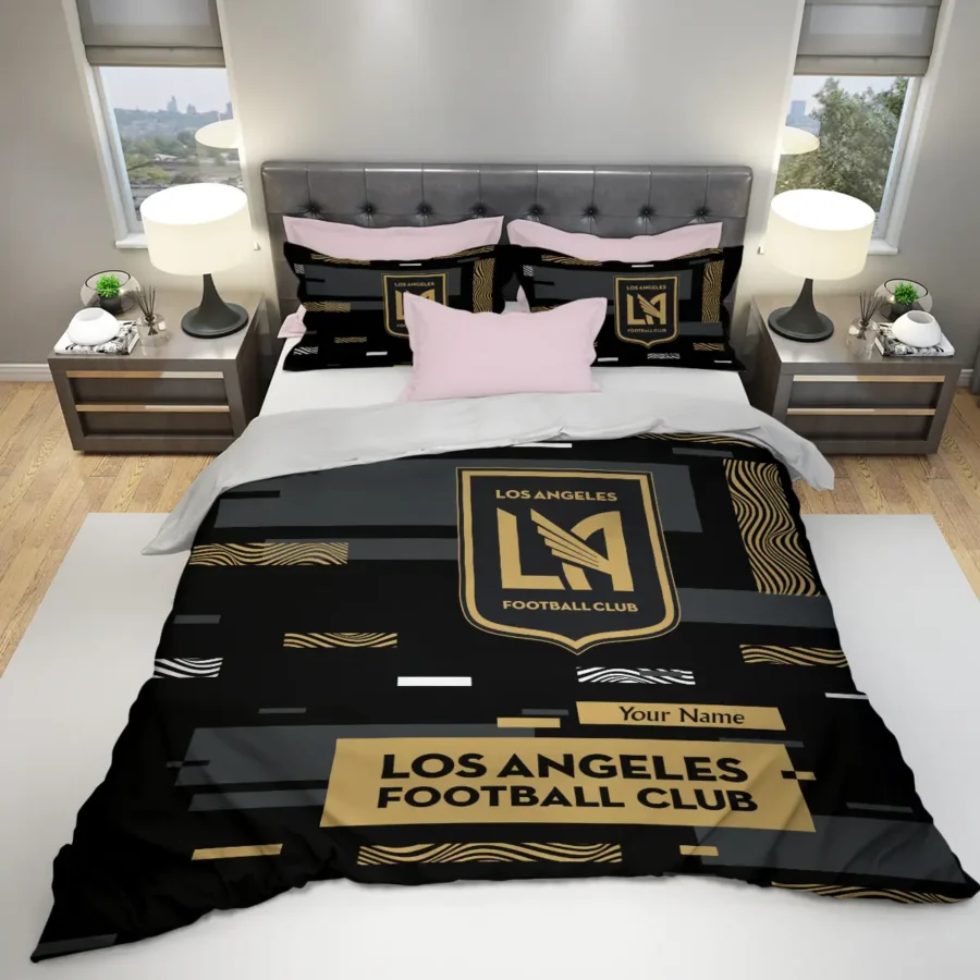 Custom Name MLS Los Angeles FC Exclusive All Over Prints BLMLS151024A1LAFSJT - Bedding Set