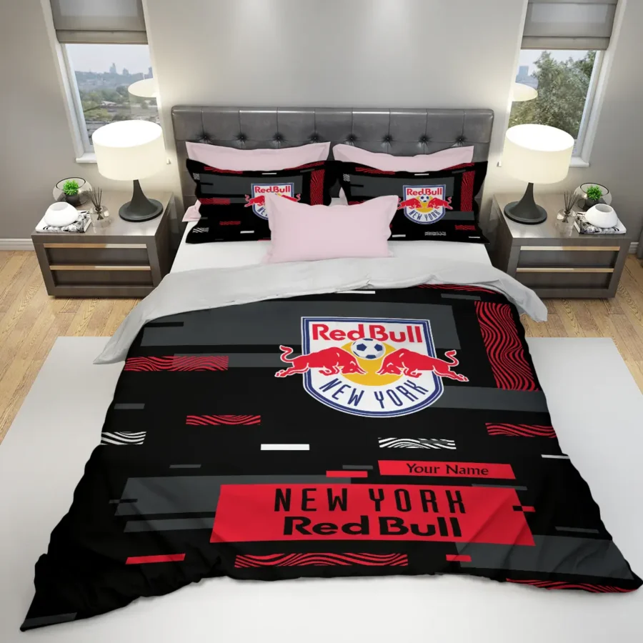 Custom Name MLS New York Red Bulls Exclusive All Over Prints BLMLS151024A1NYSJT - Bedding Set