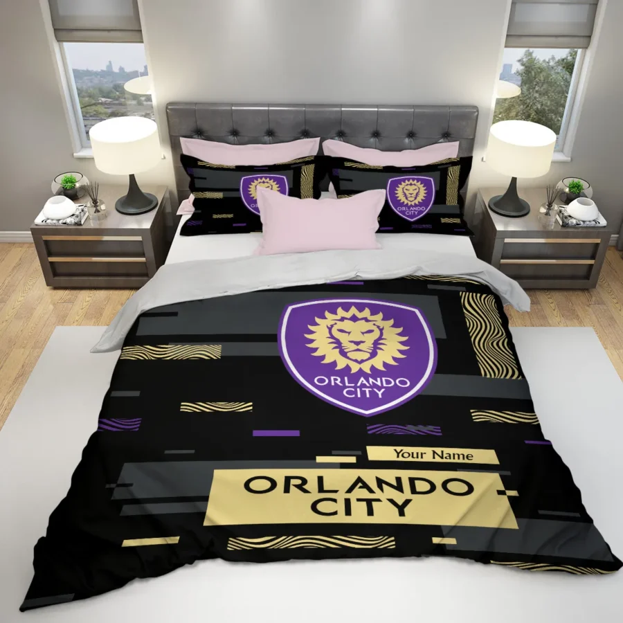 Custom Name MLS Orlando City Exclusive All Over Prints BLMLS151024A1ORLSJT - Bedding Set