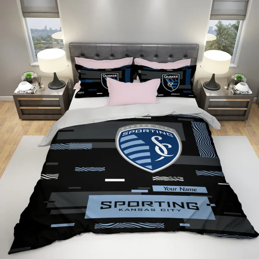 Custom Name MLS Sporting Kansas City Exclusive All Over Prints BLMLS151024A1SKCSJT - Bedding Set