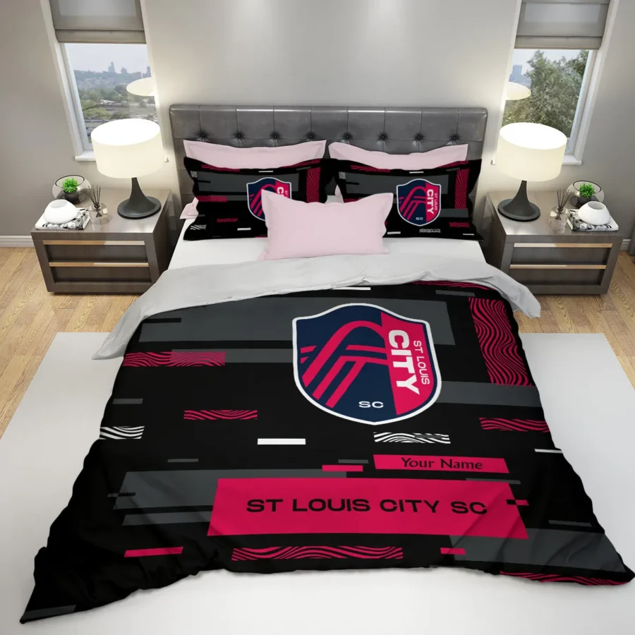 Custom Name MLS St. Louis City Exclusive All Over Prints BLMLS151024A1STLSJT - Bedding Set