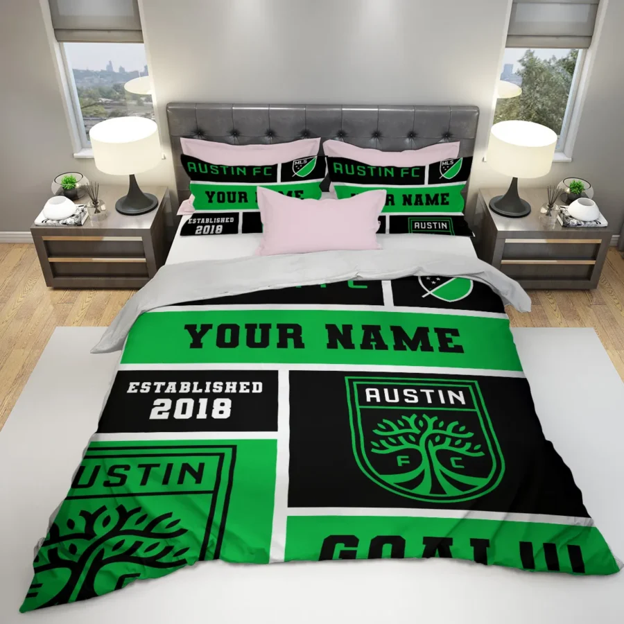 Custom Name MLS Austin FC Exclusive All Over Prints BLMLS151024A2ATXSJT - Bedding Set