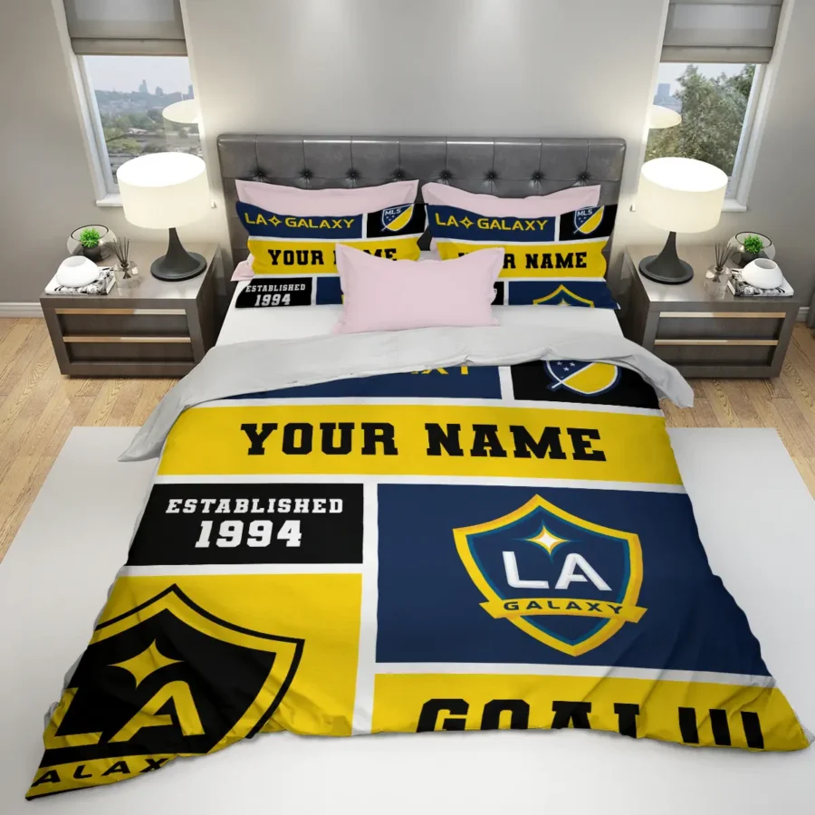 Custom Name MLS LA Galaxy Exclusive All Over Prints BLMLS151024A2LASJT - Bedding Set