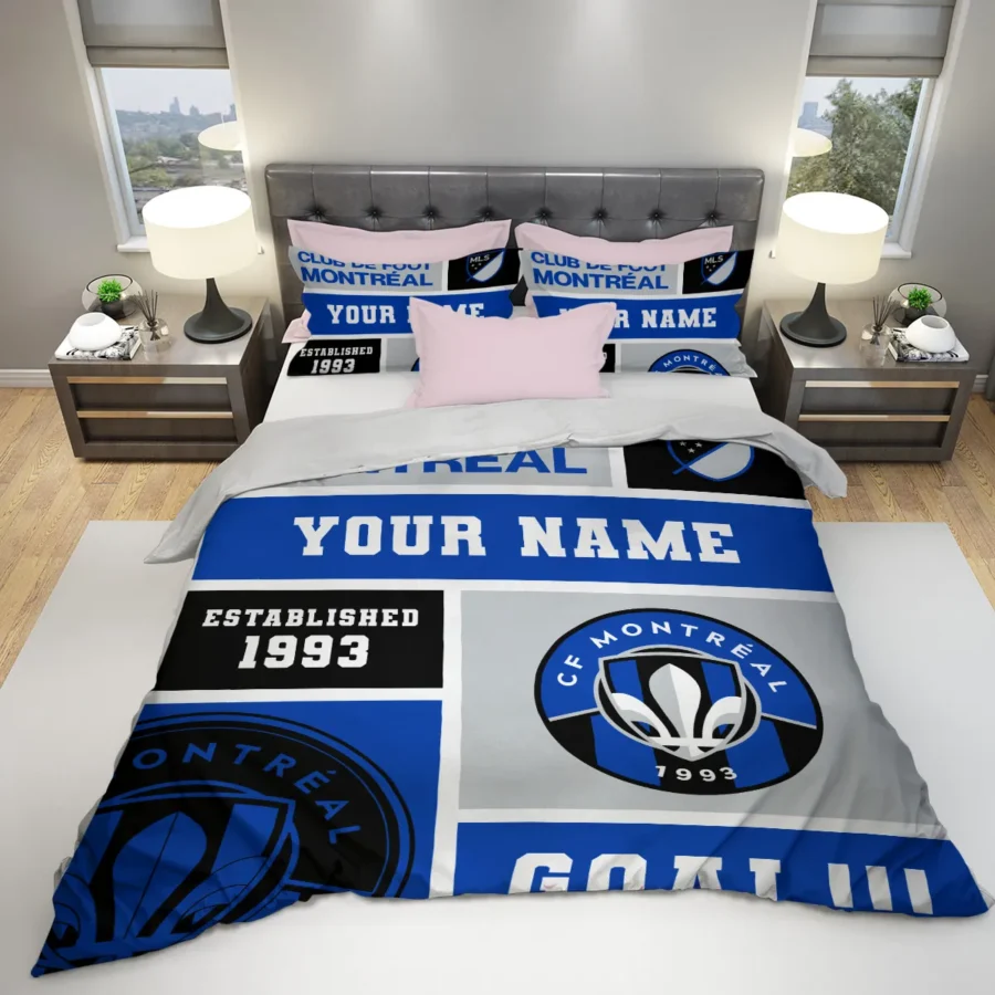 Custom Name MLS CF Montreal Exclusive All Over Prints BLMLS151024A2MTLSJT - Bedding Set