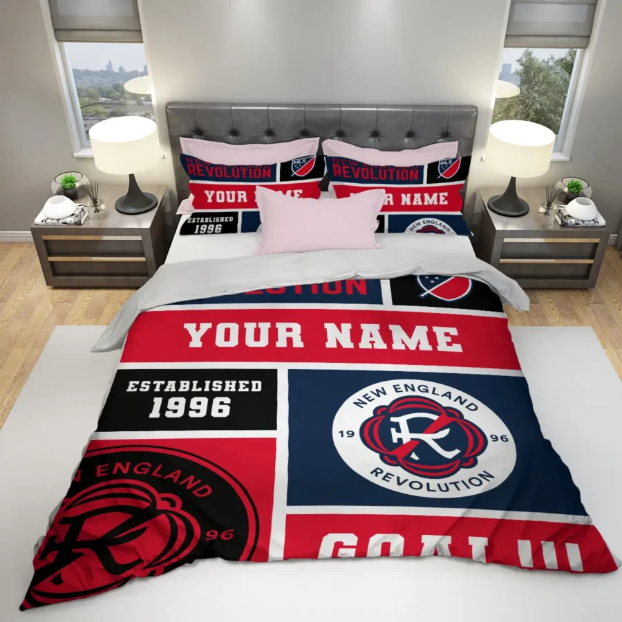 Custom Name MLS New England Exclusive All Over Prints BLMLS151024A2NESJT - Bedding Set