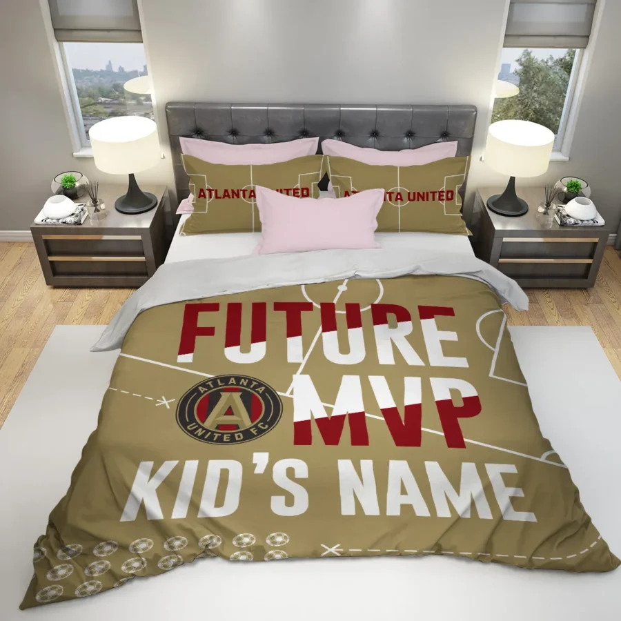 Future MVP Custom Kid Name MLS Atlanta United Exclusive All Over Prints BLMLS161024A1ATLSJT - Bedding Set