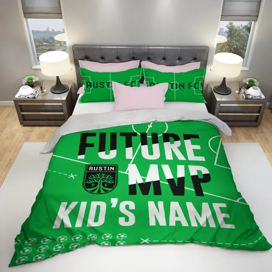 Future MVP Custom Kid Name MLS Austin FC Exclusive All Over Prints BLMLS161024A1ATXSJT - Bedding Set