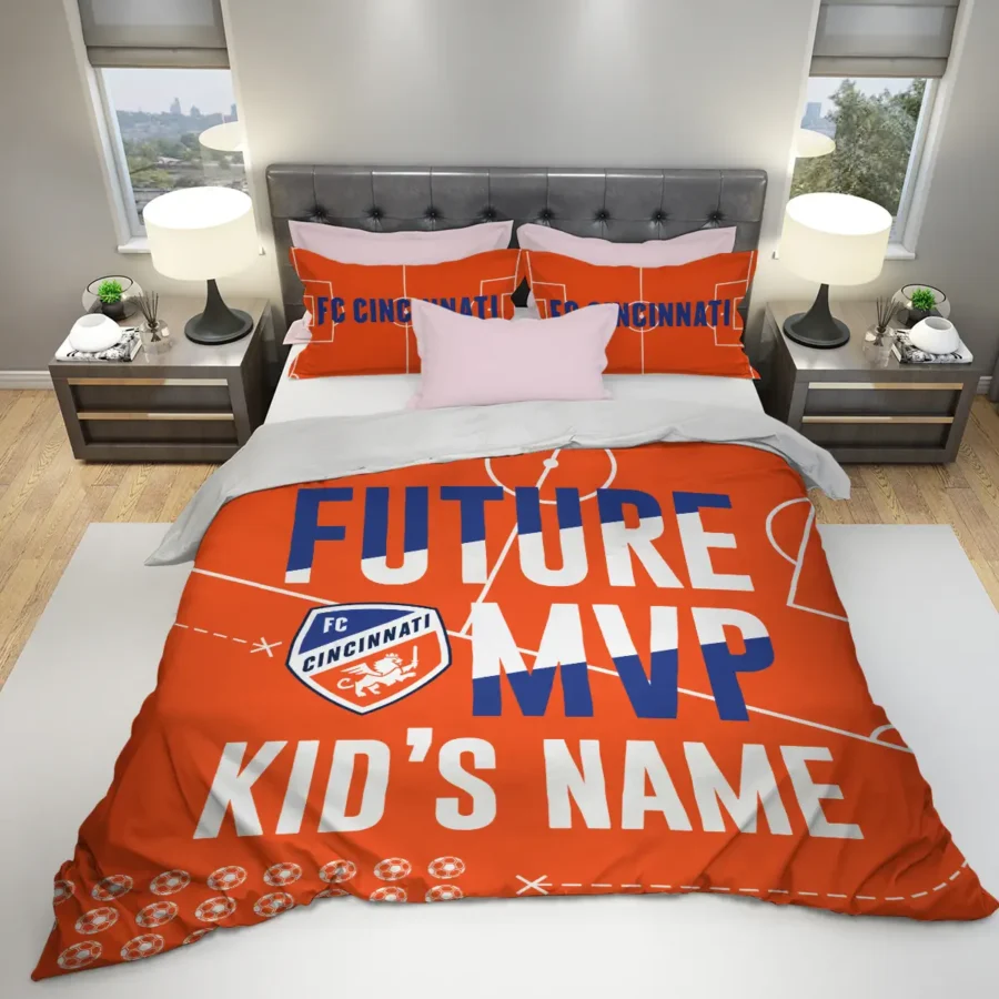 Future MVP Custom Kid Name MLS Cincinnati Exclusive All Over Prints BLMLS161024A1CINSJT - Bedding Set