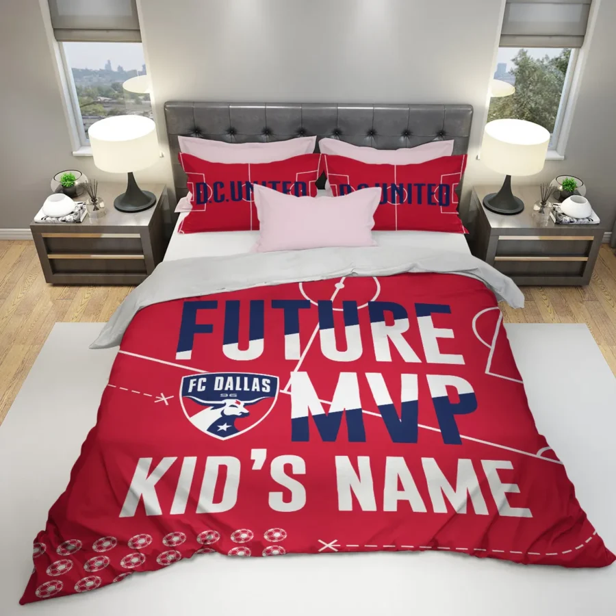 Future MVP Custom Kid Name MLS FC Dallas Exclusive All Over Prints BLMLS161024A1DALSJT - Bedding Set