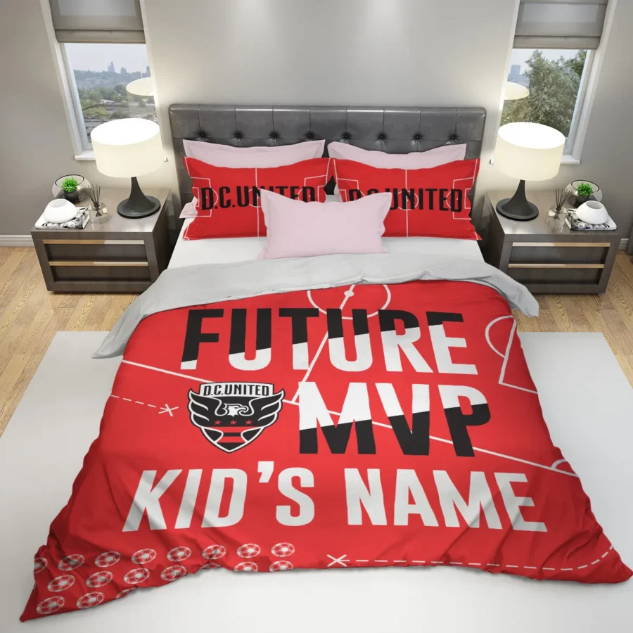 Future MVP Custom Kid Name MLS DC United Exclusive All Over Prints BLMLS161024A1DCSJT - Bedding Set