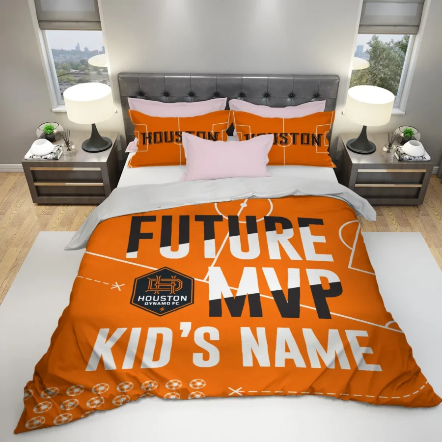 Future MVP Custom Kid Name MLS Houston Dynamo Exclusive All Over Prints BLMLS161024A1HOUSJT - Bedding Set