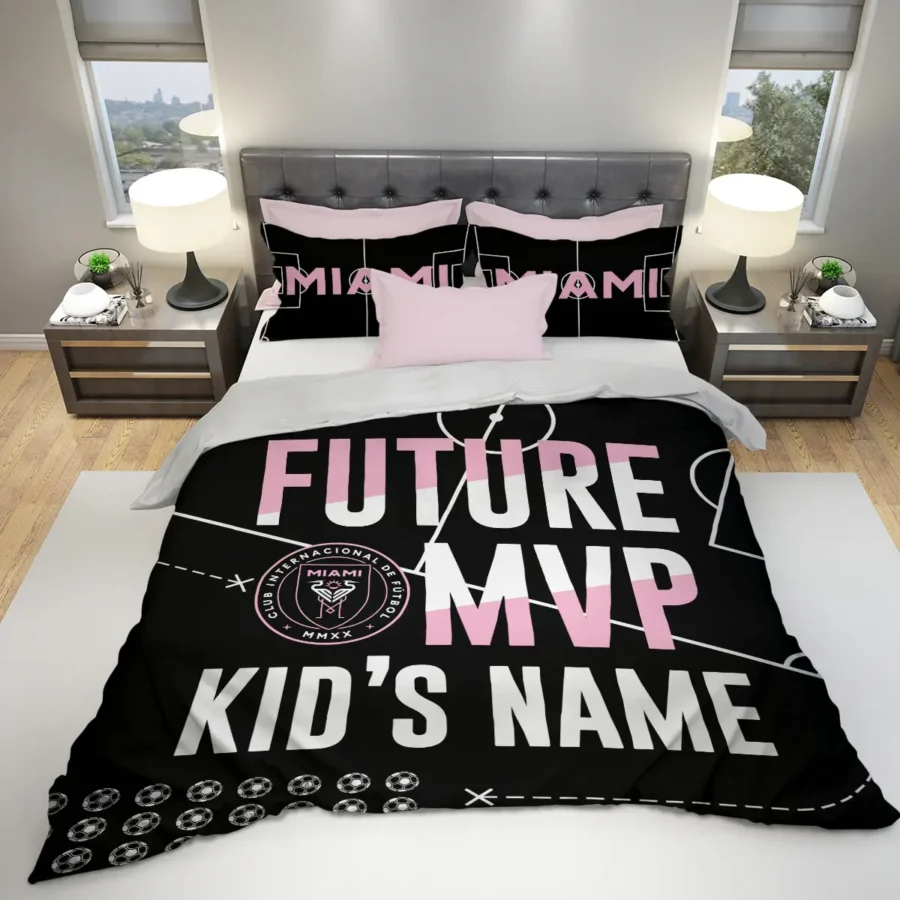 Future MVP Custom Kid Name MLS Inter Miami Exclusive All Over Prints BLMLS161024A1MIASJT - Bedding Set