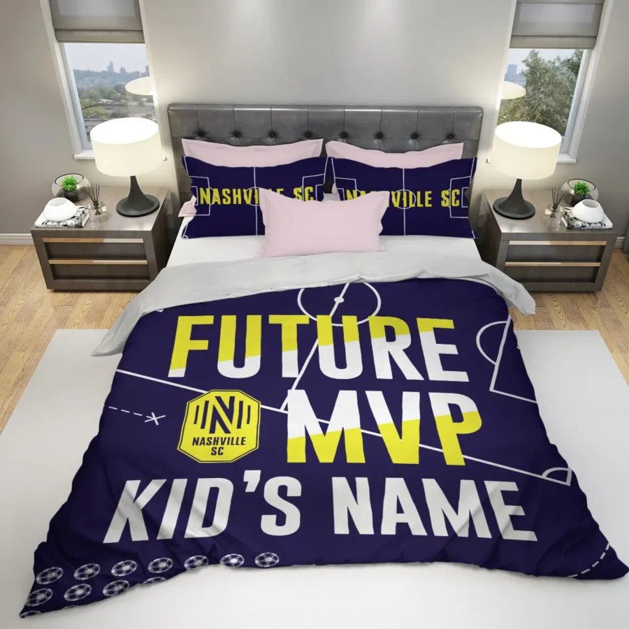 Future MVP Custom Kid Name MLS Nashville SC Exclusive All Over Prints BLMLS161024A1NSHSJT - Bedding Set