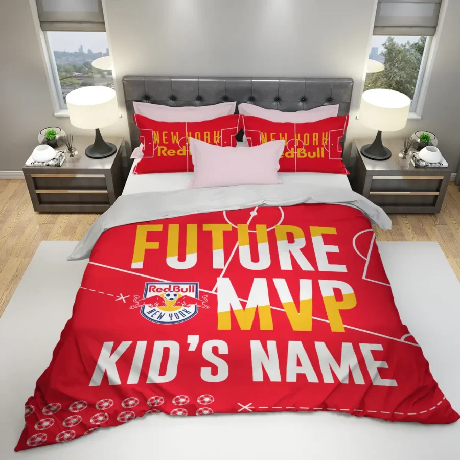 Future MVP Custom Kid Name MLS New York Red Bulls Exclusive All Over Prints BLMLS161024A1NYSJT - Bedding Set