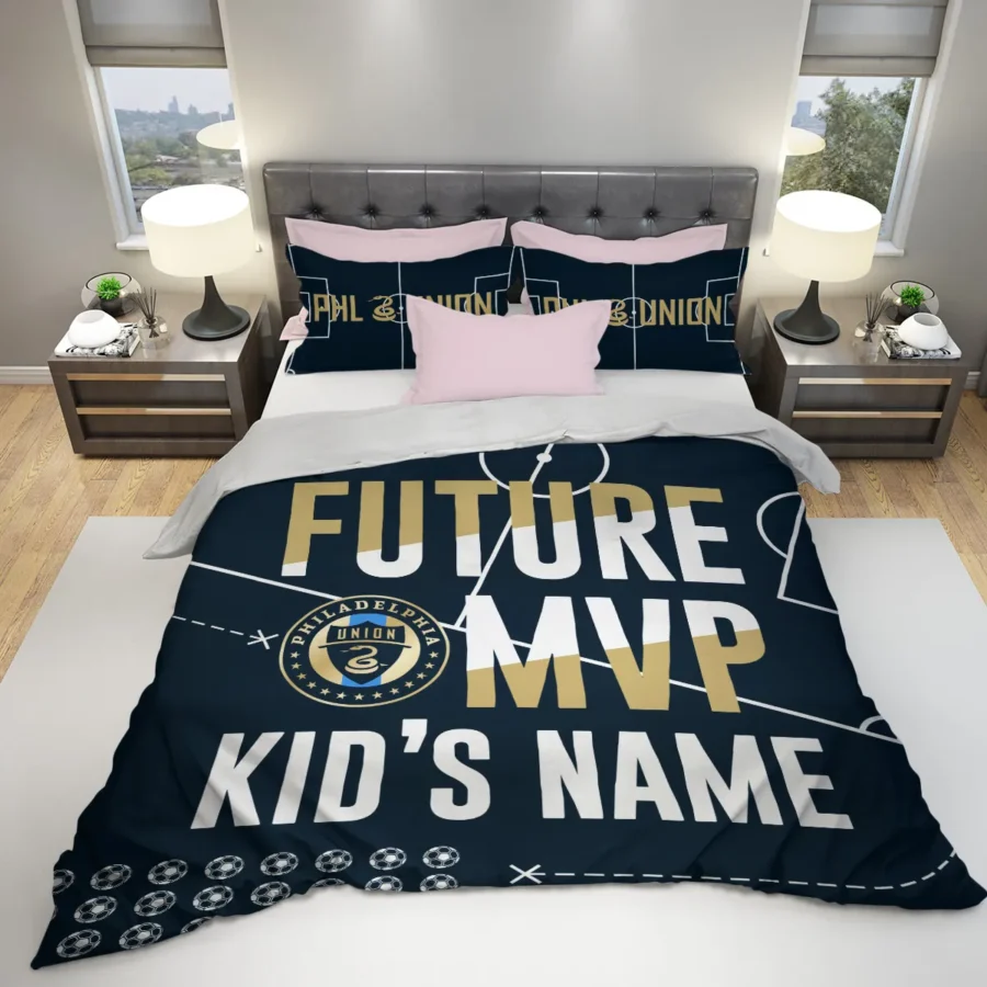 Future MVP Custom Kid Name MLS Philadelphia Union Exclusive All Over Prints BLMLS161024A1PHISJT - Bedding Set