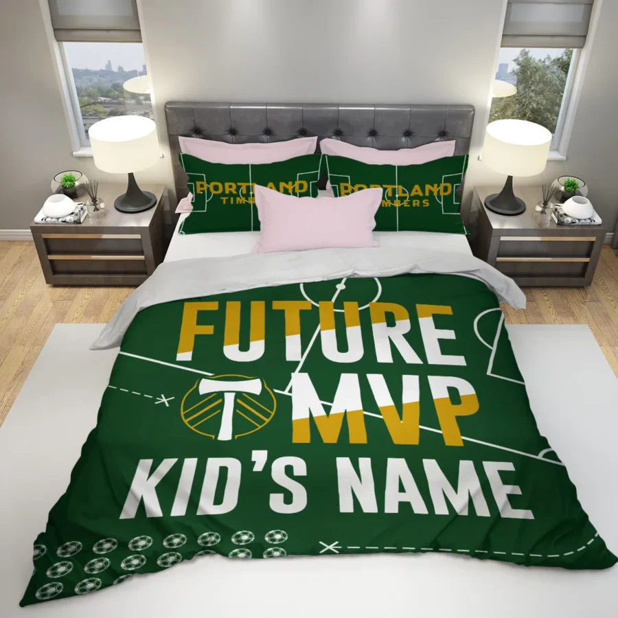 Future MVP Custom Kid Name MLS Portland Timbers Exclusive All Over Prints BLMLS161024A1PORSJT - Bedding Set