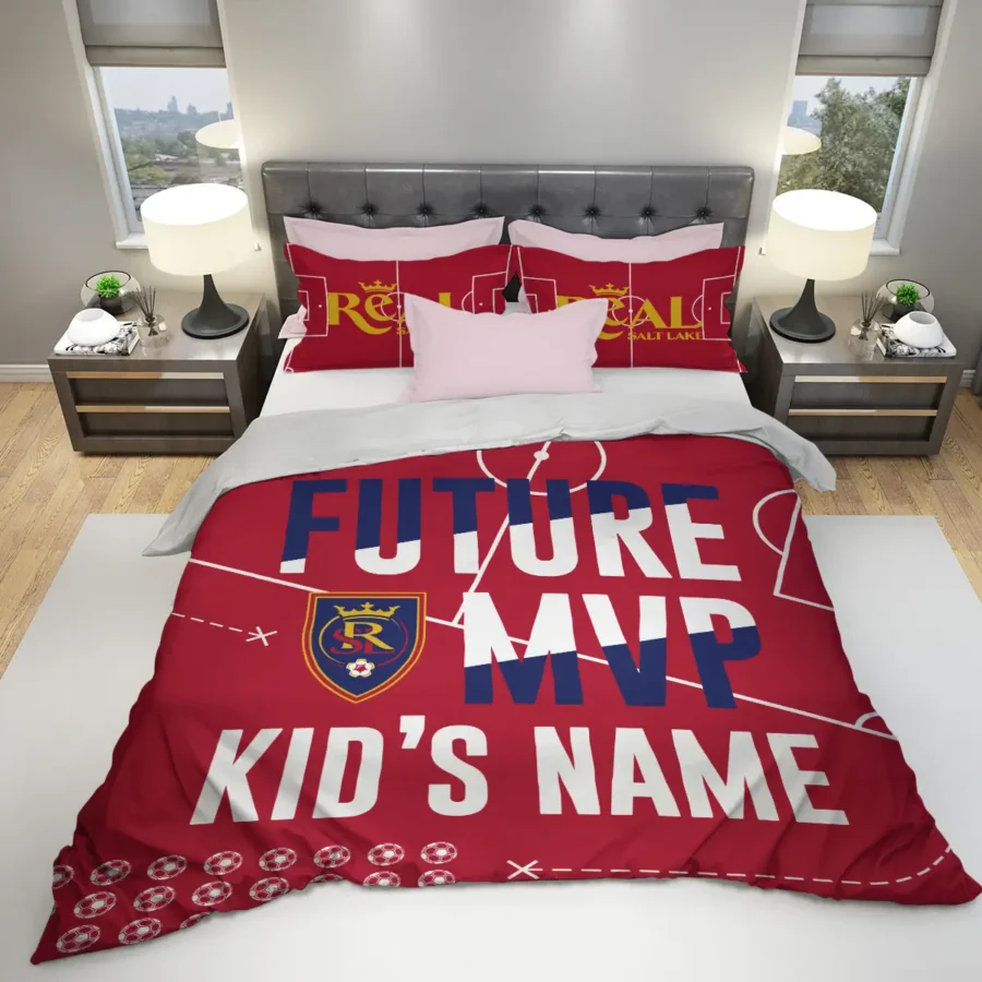 Future MVP Custom Kid Name MLS Real Salt Lake Exclusive All Over Prints BLMLS161024A1RSLSJT - Bedding Set