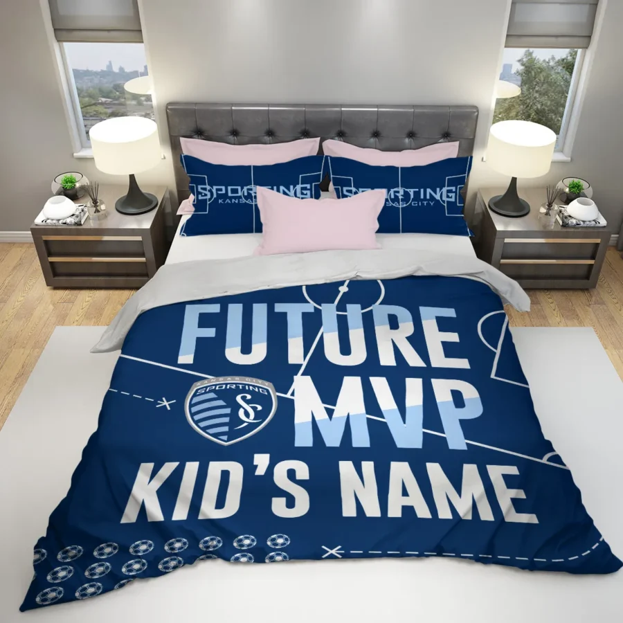 Future MVP Custom Kid Name MLS Sporting Kansas City Exclusive All Over Prints BLMLS161024A1SKCSJT - Bedding Set