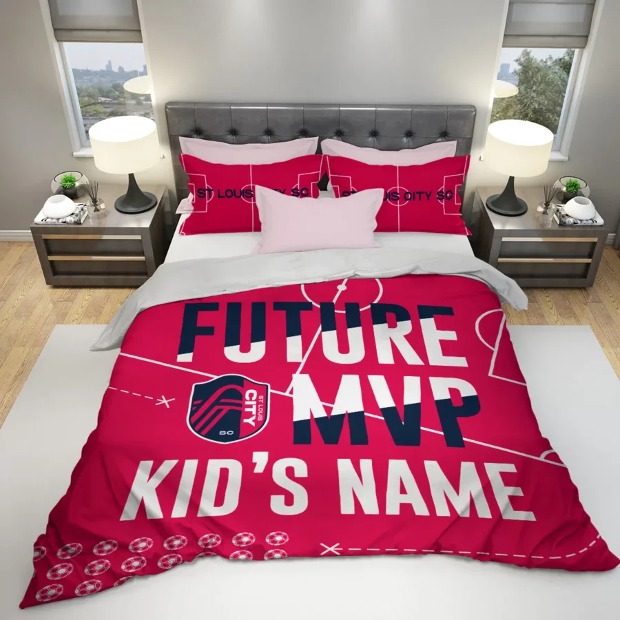 Future MVP Custom Kid Name MLS St. Louis City Exclusive All Over Prints BLMLS161024A1STLSJT - Bedding Set