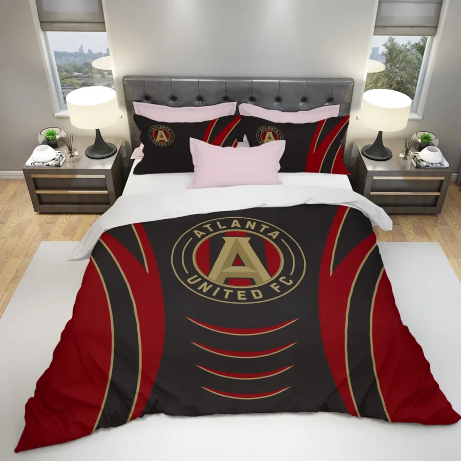 MLS Atlanta United Exclusive All Over Prints BLMLS81024A1ATLSJT - Bedding Set